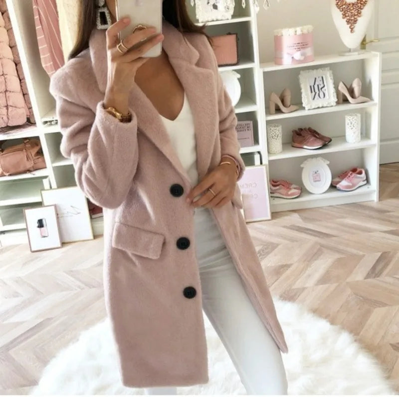 Double Breasted Woolen Coat