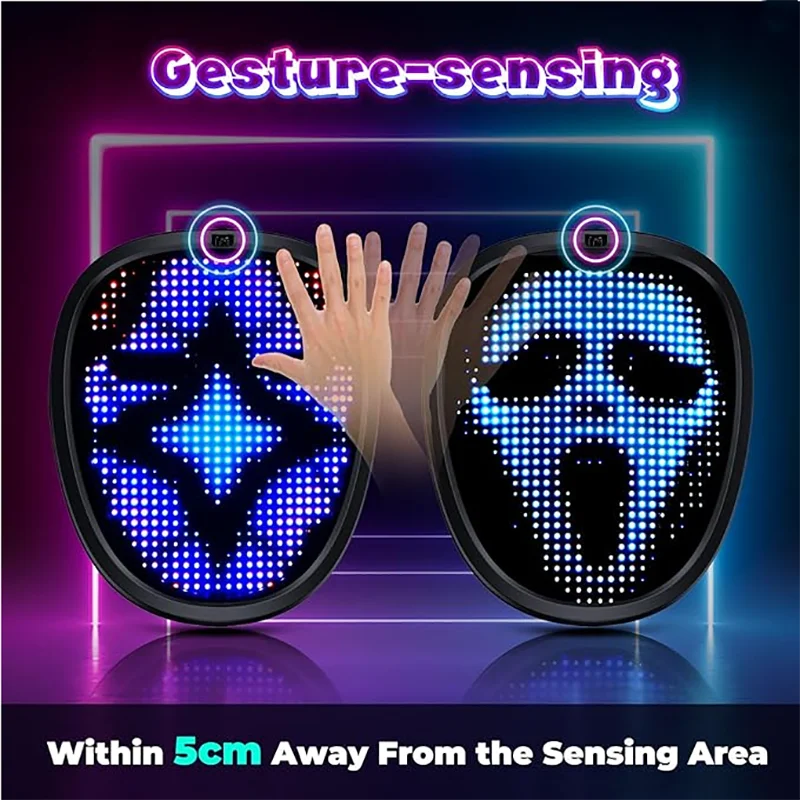 HallowGlow Gesture Mask