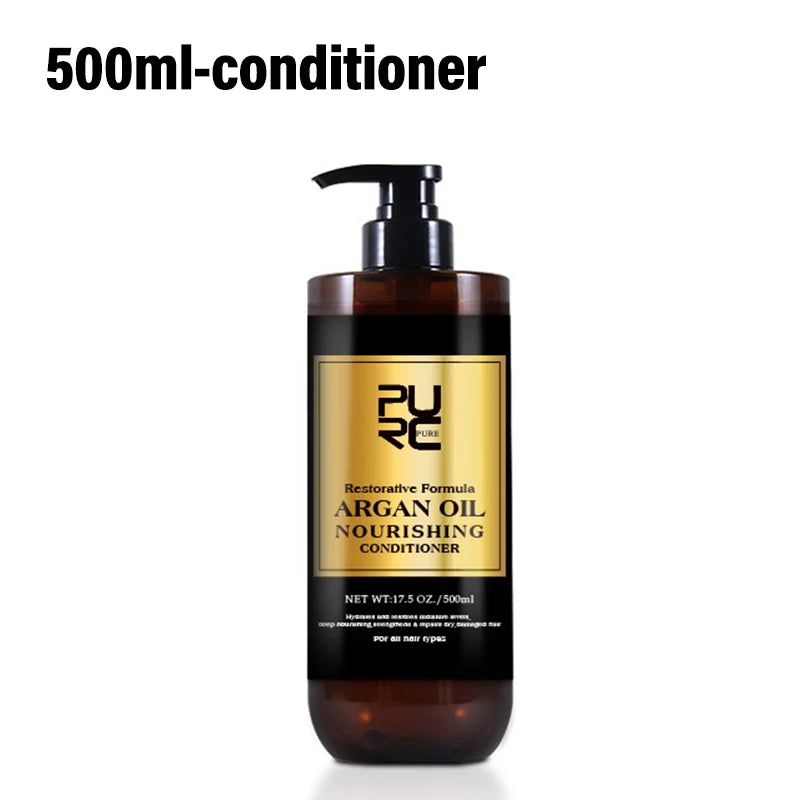 شامبو وبلسم وقناع للشعر بزيت الأرغان المغربي