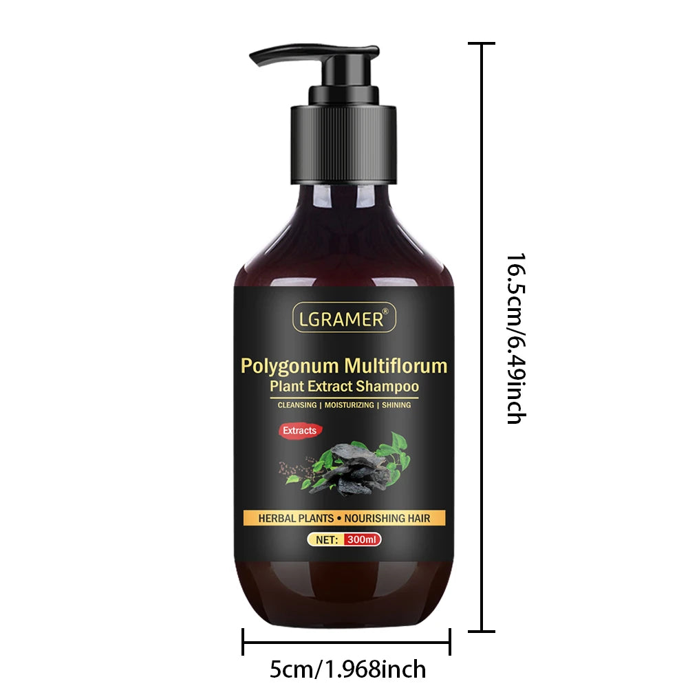 شامبو عشبي متعدد الأزهار للتحكم في الزيوت والقشرة وتخفيف الحكة ومرطب ومغذي للرجال والنساء