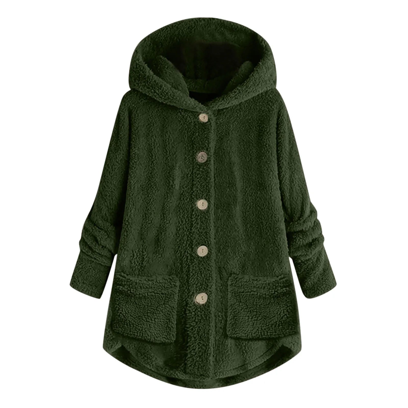 Plush Pocket  Coat