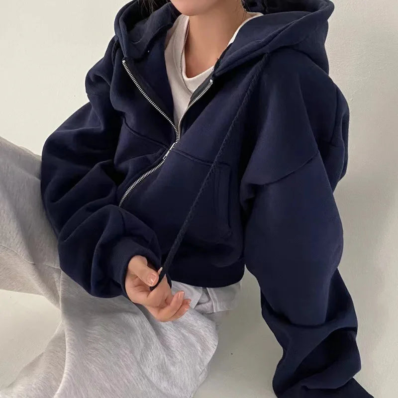 SleekWarm Zip Hoodie