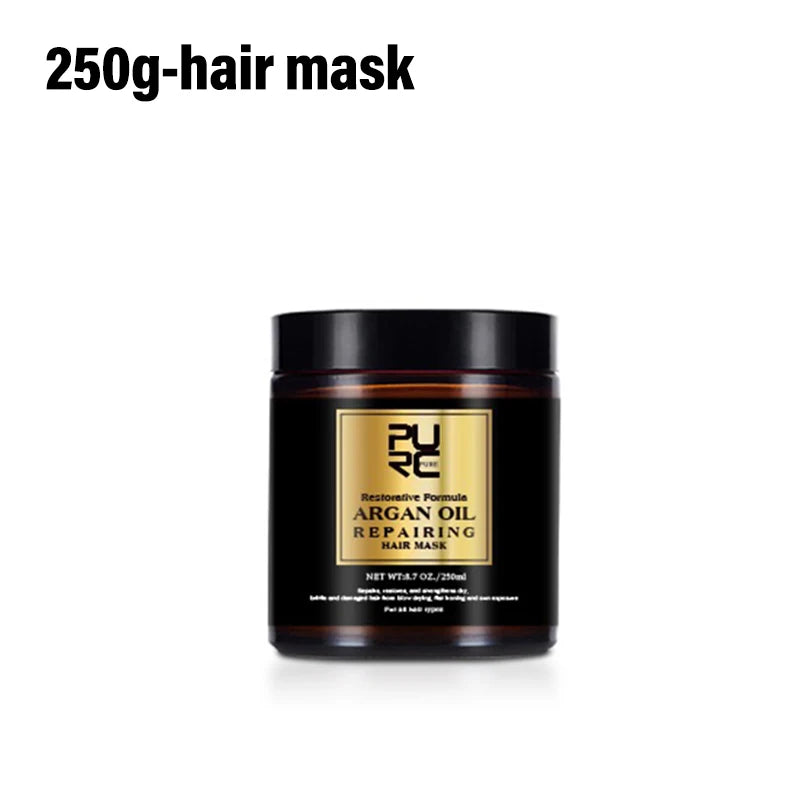 شامبو وبلسم وقناع للشعر بزيت الأرغان المغربي