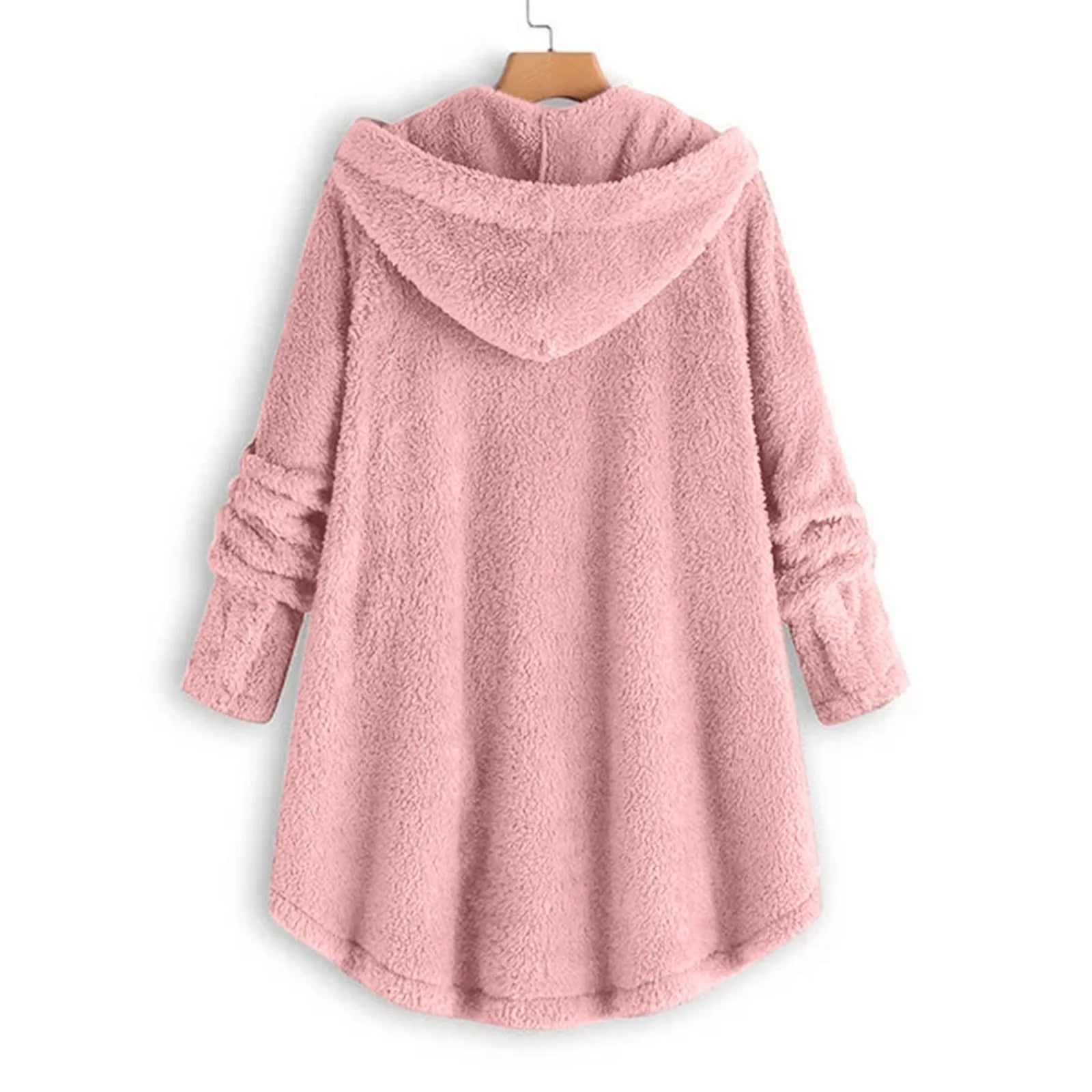 Plush Pocket  Coat