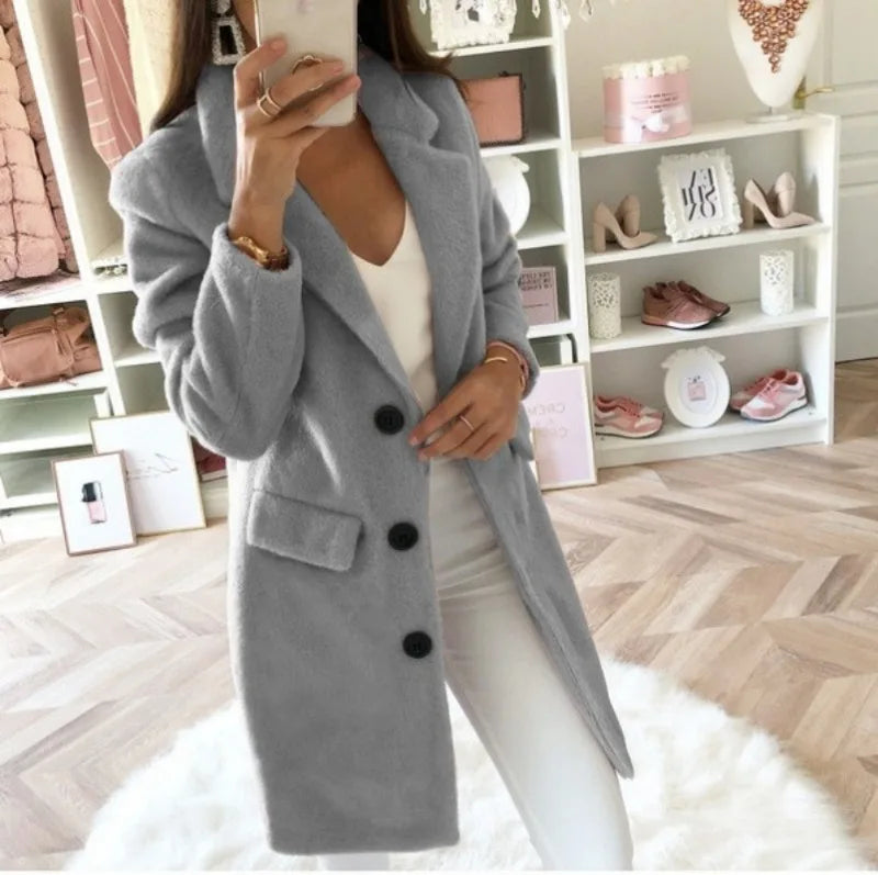 Double Breasted Woolen Coat