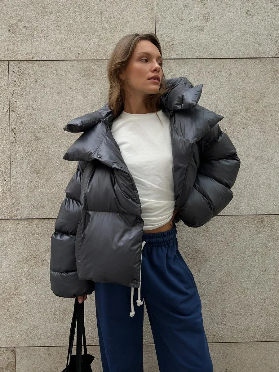 Loose Parka Coat