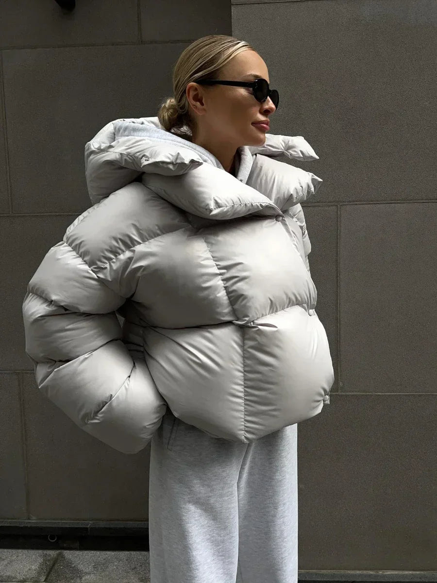 Loose Parka Coat