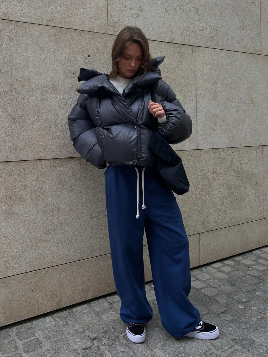 Loose Parka Coat