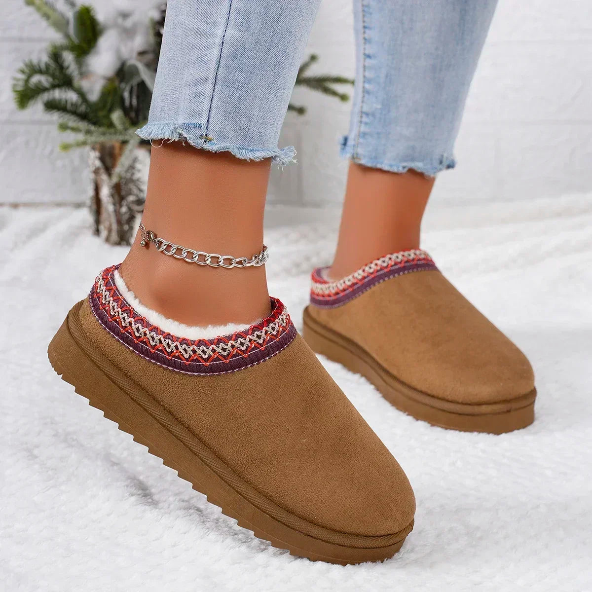 Cashmere Warm Boots