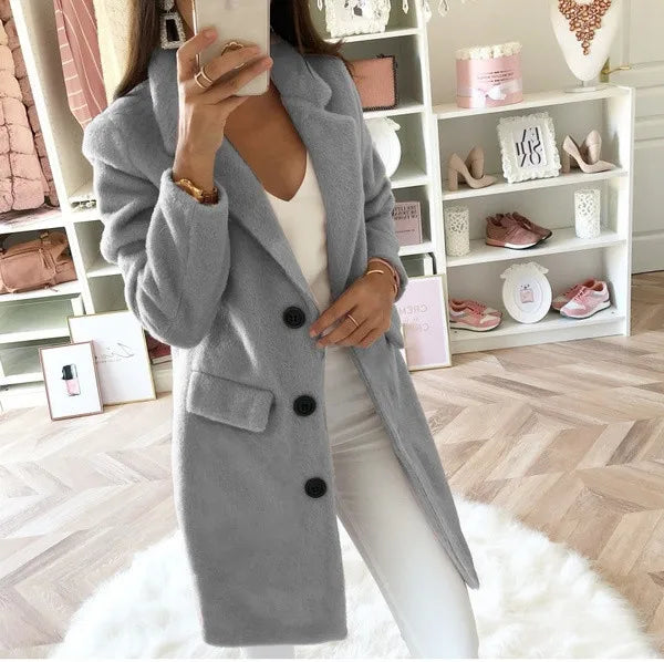 Double Breasted Woolen Coat