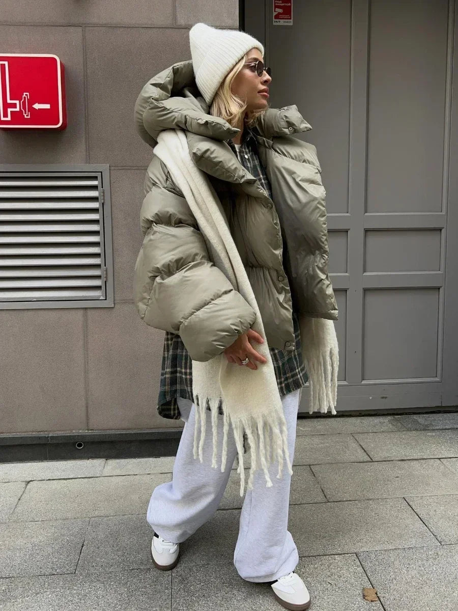 Loose Parka Coat
