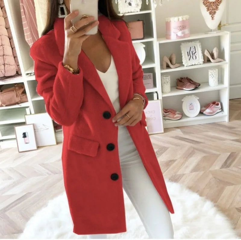 Double Breasted Woolen Coat