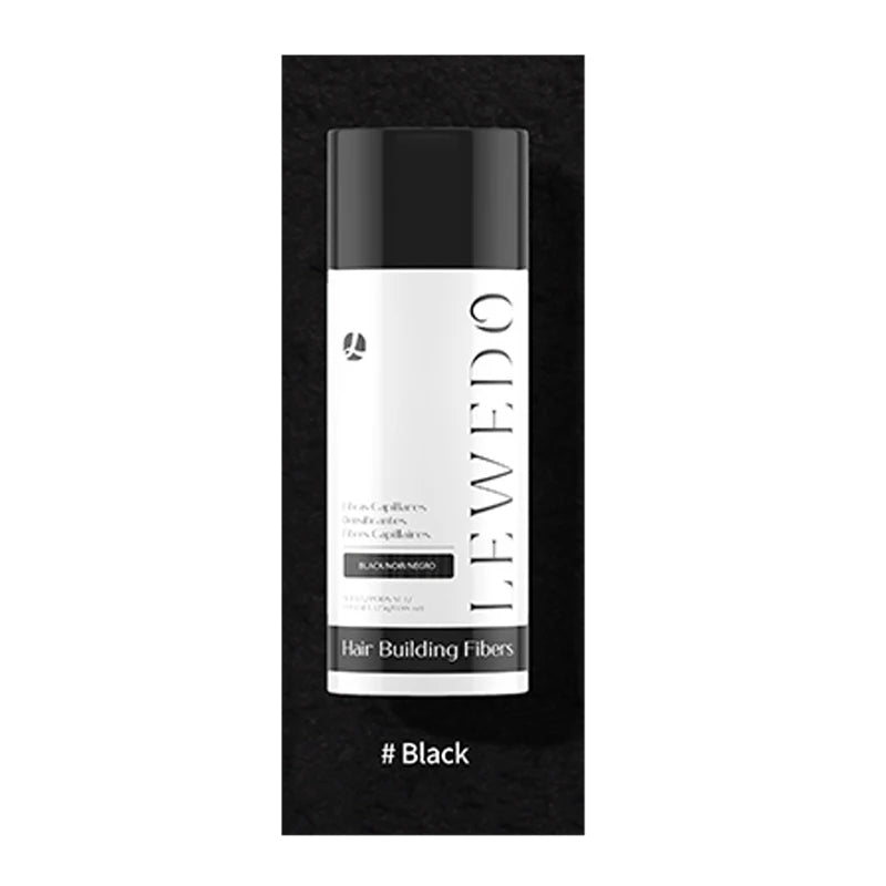 بناء الشعر والكيراتين الطبيعي ومسحوق التصفيف ومُحسِّن العناية بالشعر الكثيف وألياف إعادة النمو