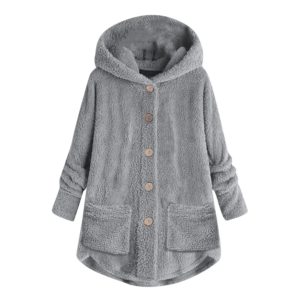 Plush Pocket  Coat