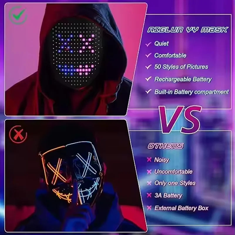 Trick-or-Glow Light Mask