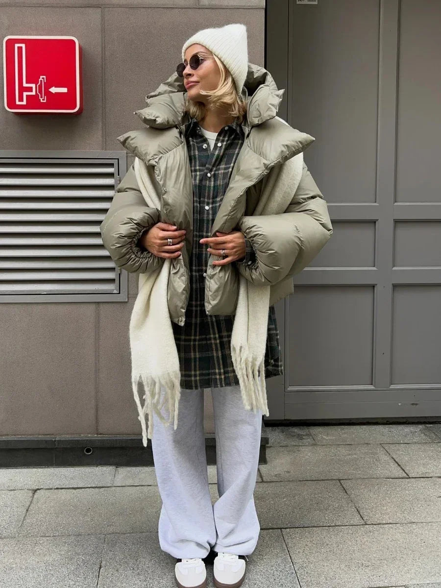 Loose Parka Coat