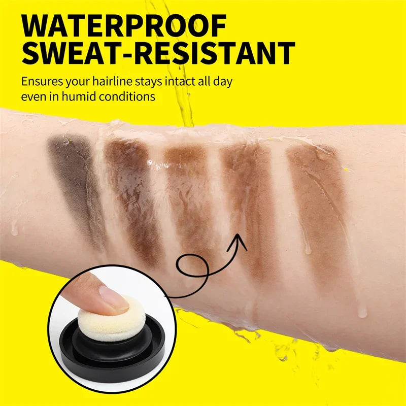 بودرة  الشعر السوداء المقاومة للماء، تغطية طبيعية لتساقط الشعر،    ،