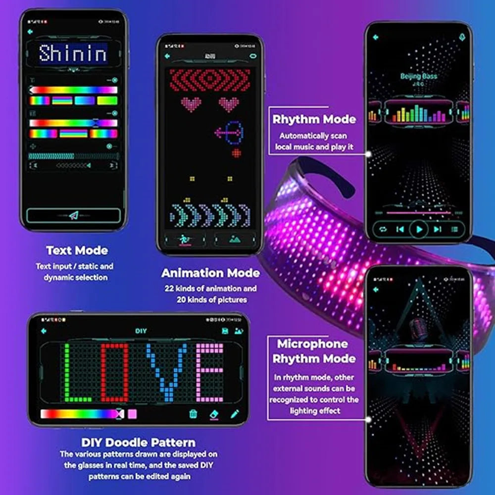 GlowFusion Festival Eyewear