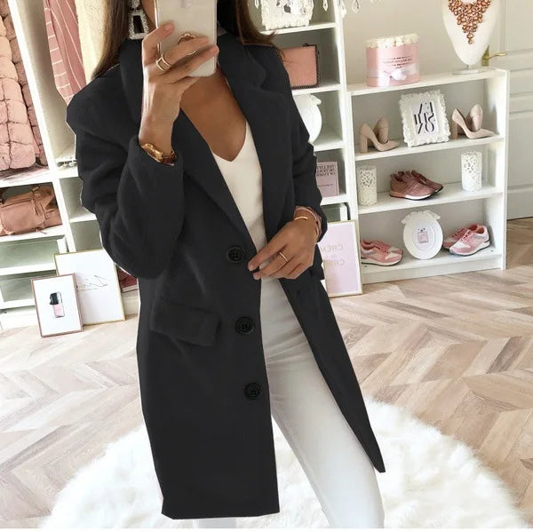Double Breasted Woolen Coat