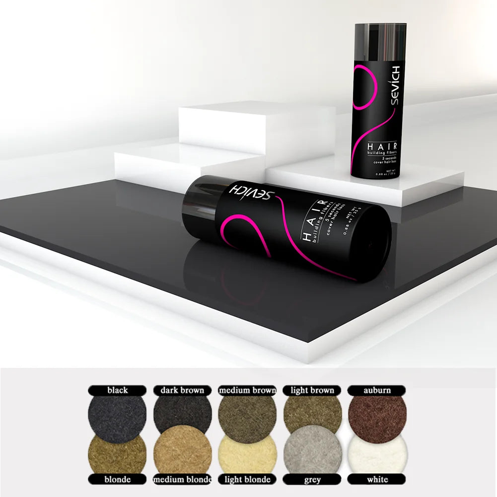 مسحوق ألياف بناء الشعر من   ، منتجات تساقط الشعر، تمديد الشعر، تكثيف الشعر، جرة بخاخ الكيراتين