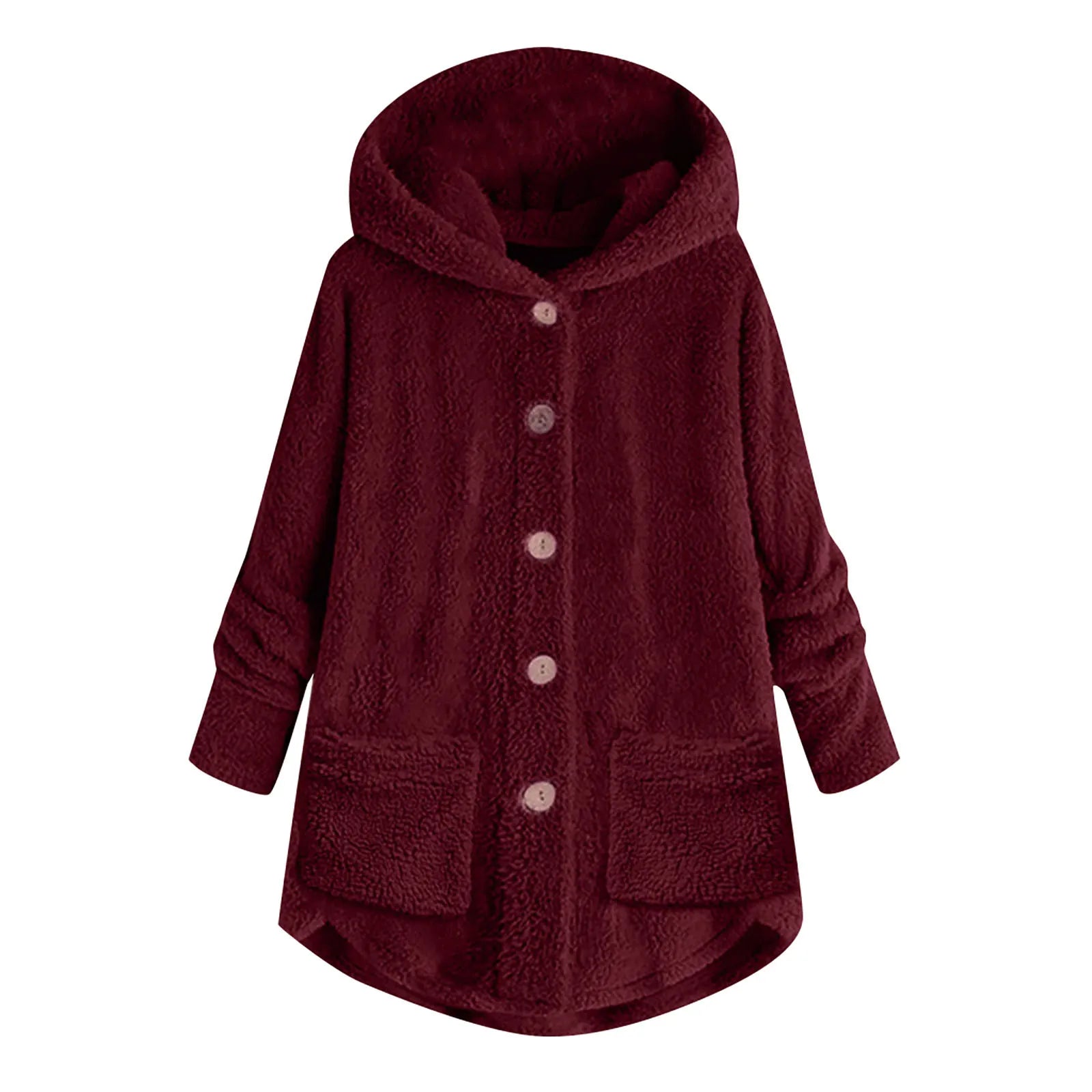 Plush Pocket  Coat
