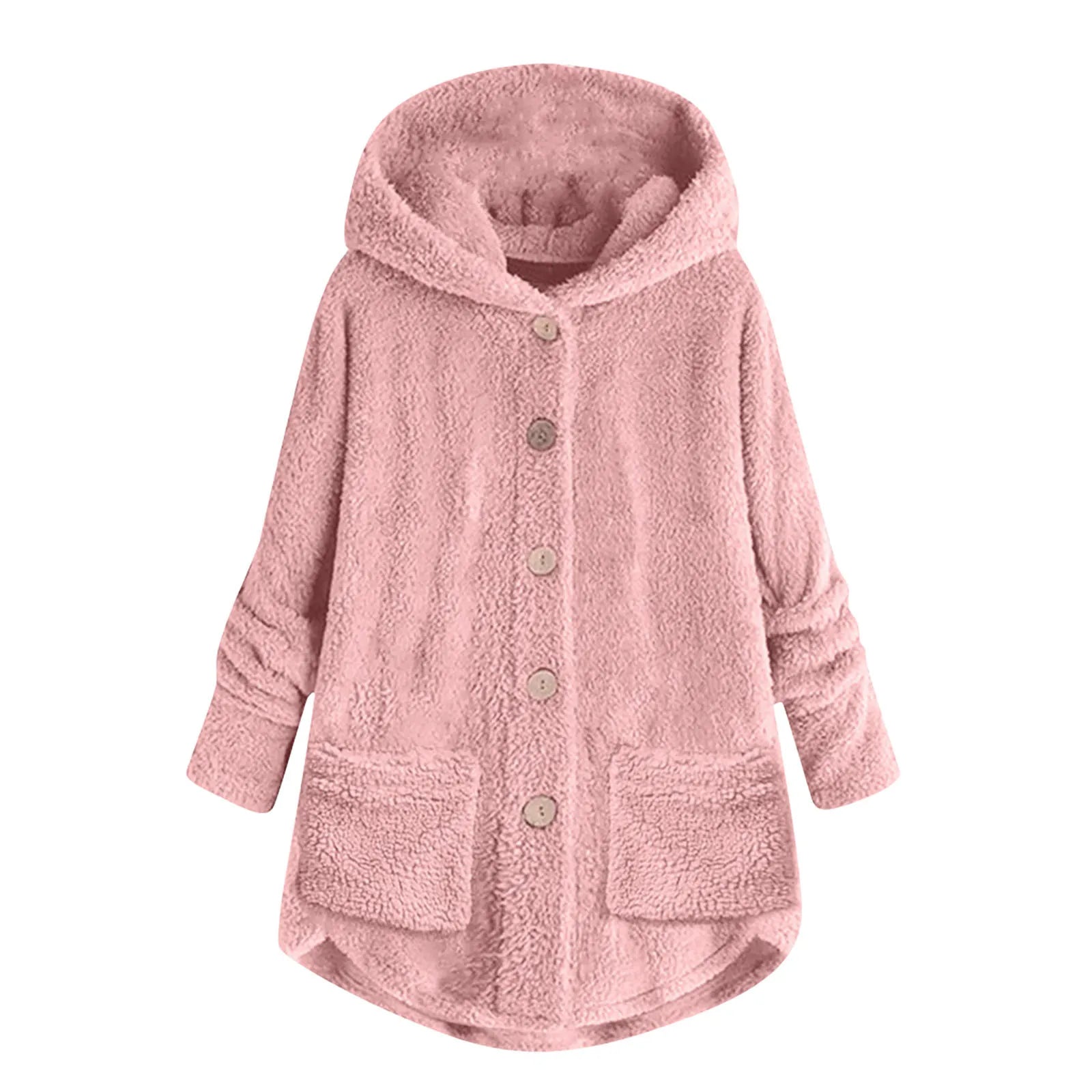 Plush Pocket  Coat
