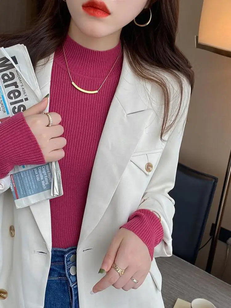 Tops Casual Slim Pullover