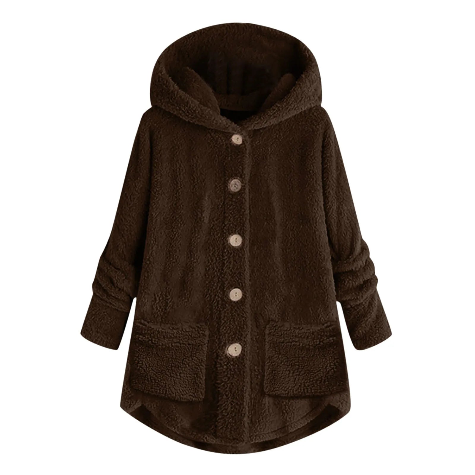 Plush Pocket  Coat