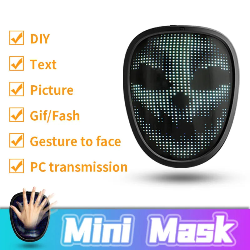 HallowGlow Gesture Mask