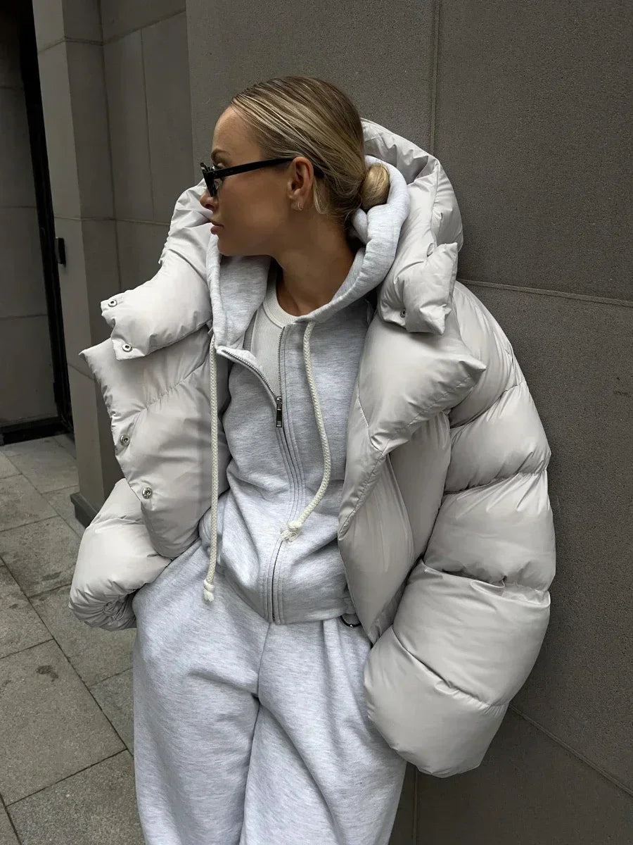 Loose Parka Coat