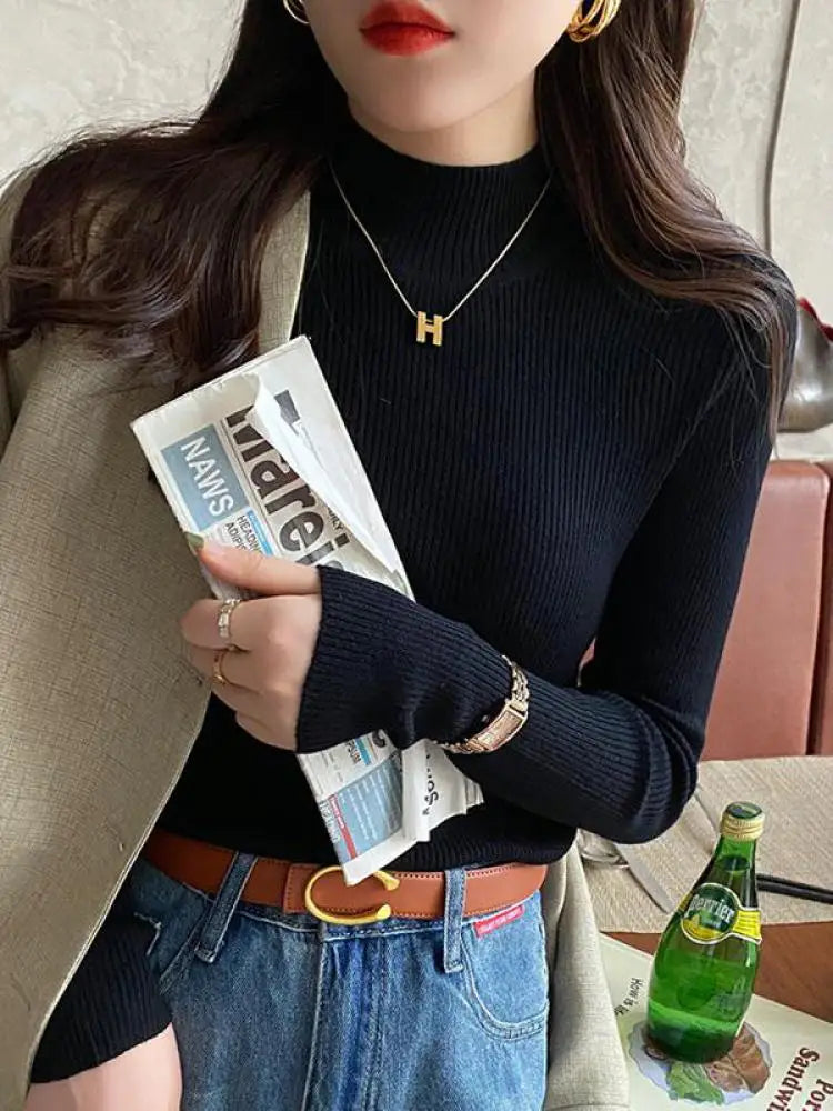 Tops Casual Slim Pullover