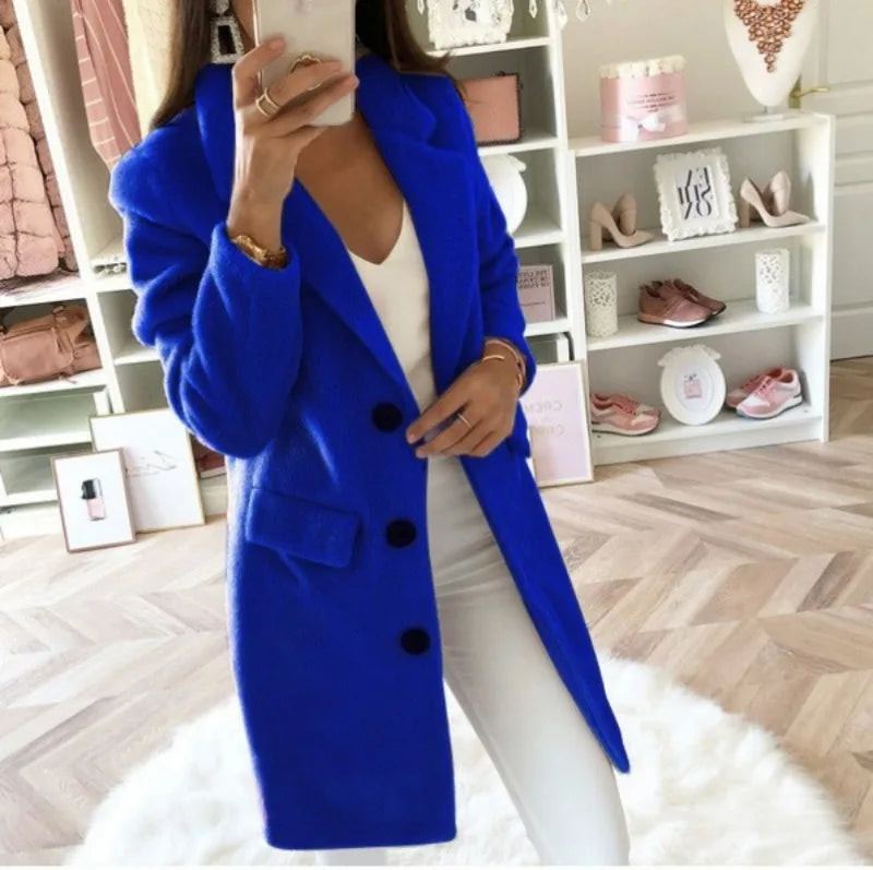 Double Breasted Woolen Coat
